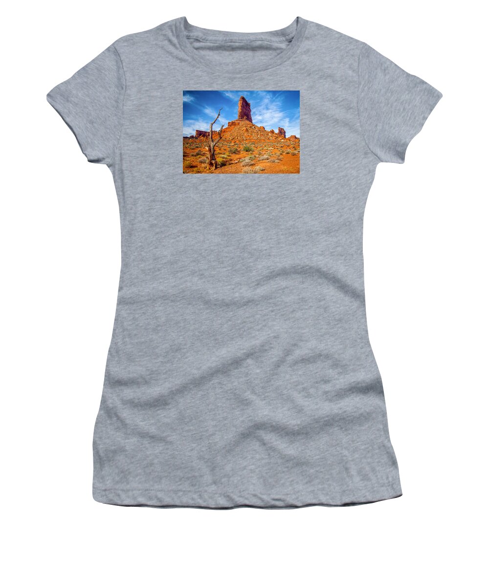 Formation Women's T-Shirt featuring the photograph Valley of the Gods by Rikk Flohr