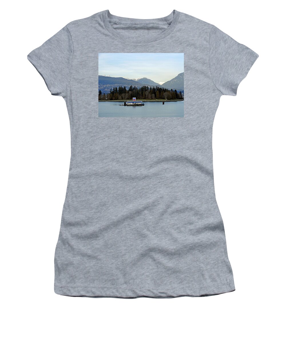 Vancouver Women's T-Shirt featuring the photograph Vancouver Energy Afloat by Robert Meyers-Lussier