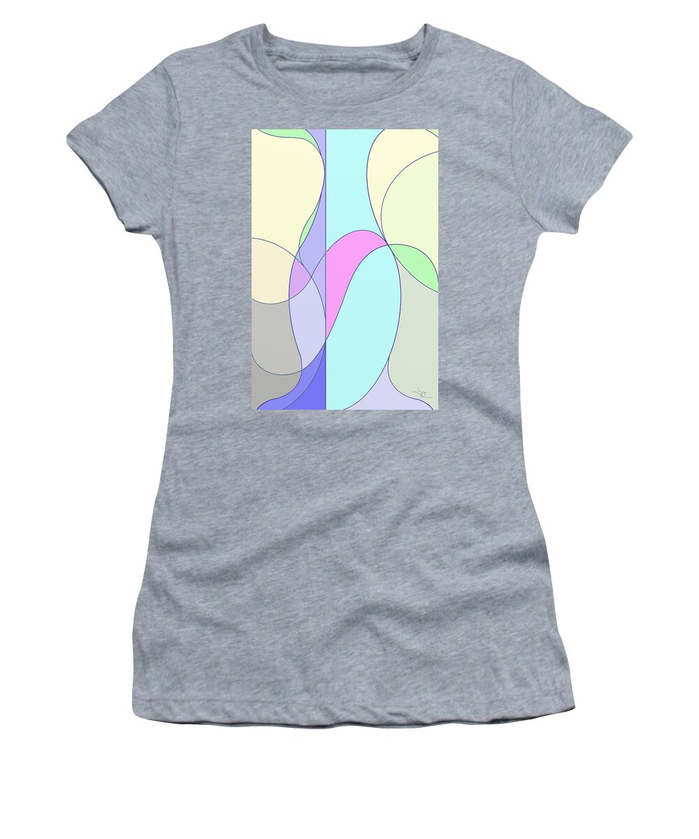 Victor Shelley Women's T-Shirt featuring the painting Vase by Victor Shelley