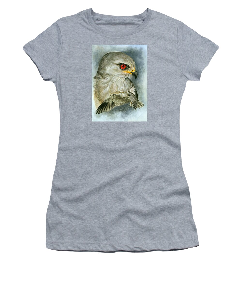 Kite Women's T-Shirt featuring the mixed media Velocity by Barbara Keith