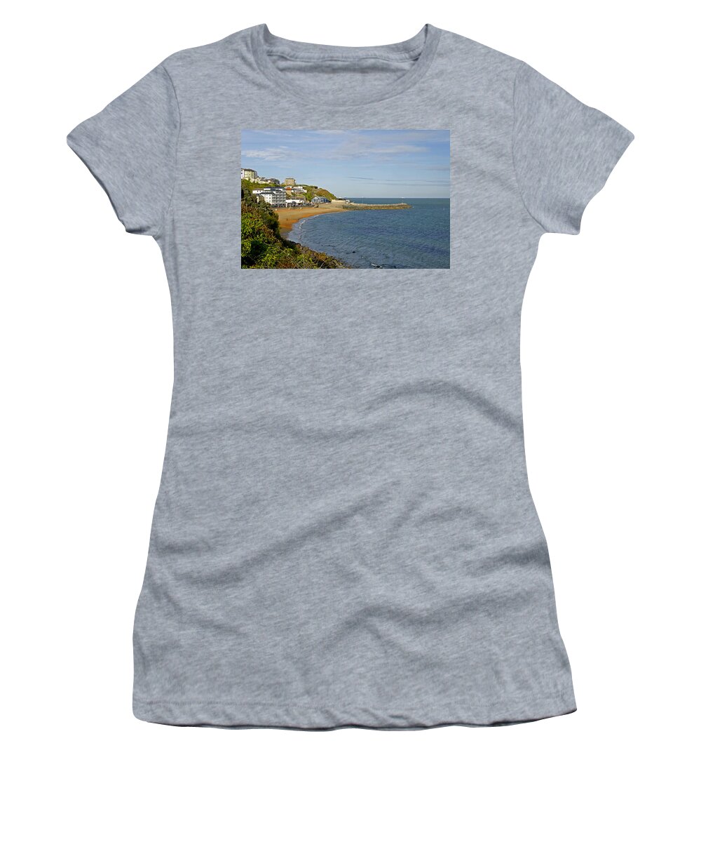 Europe Women's T-Shirt featuring the photograph Ventnor Bay by Rod Johnson