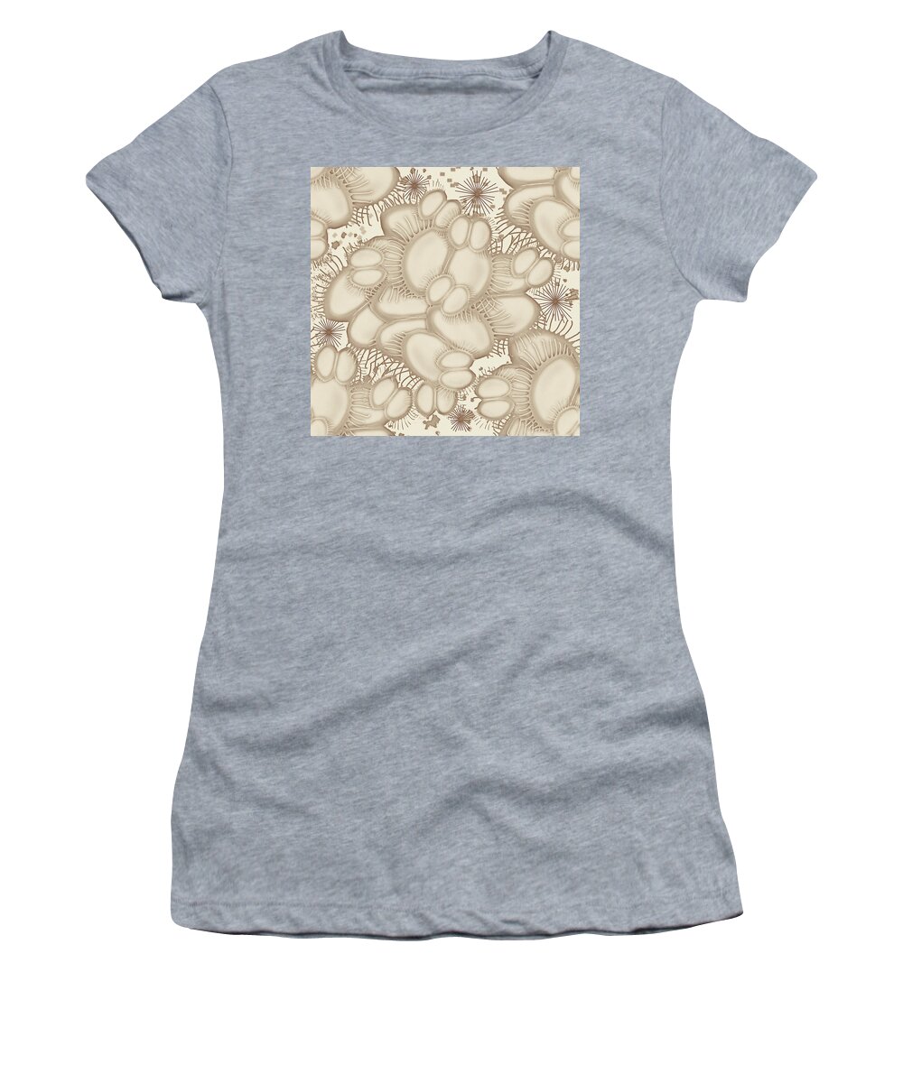 Neutral Women's T-Shirt featuring the digital art Venus Fly Trap by April Burton