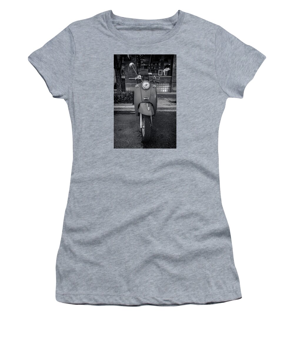 Vespa Women's T-Shirt featuring the photograph Vespa by Sebastian Musial