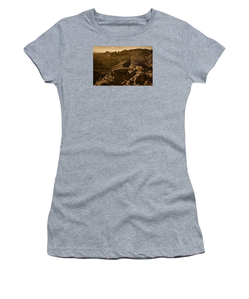 Schnebly Hill Vista Women's T-Shirt featuring the photograph View from the Top Tnt by Theo O'Connor
