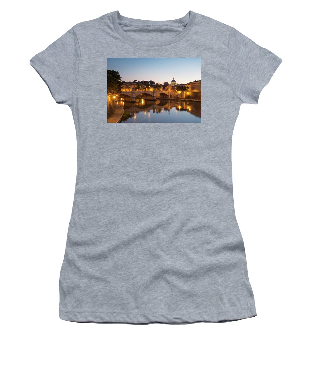 Rome Women's T-Shirt featuring the photograph View Of Rome by Rob Davies