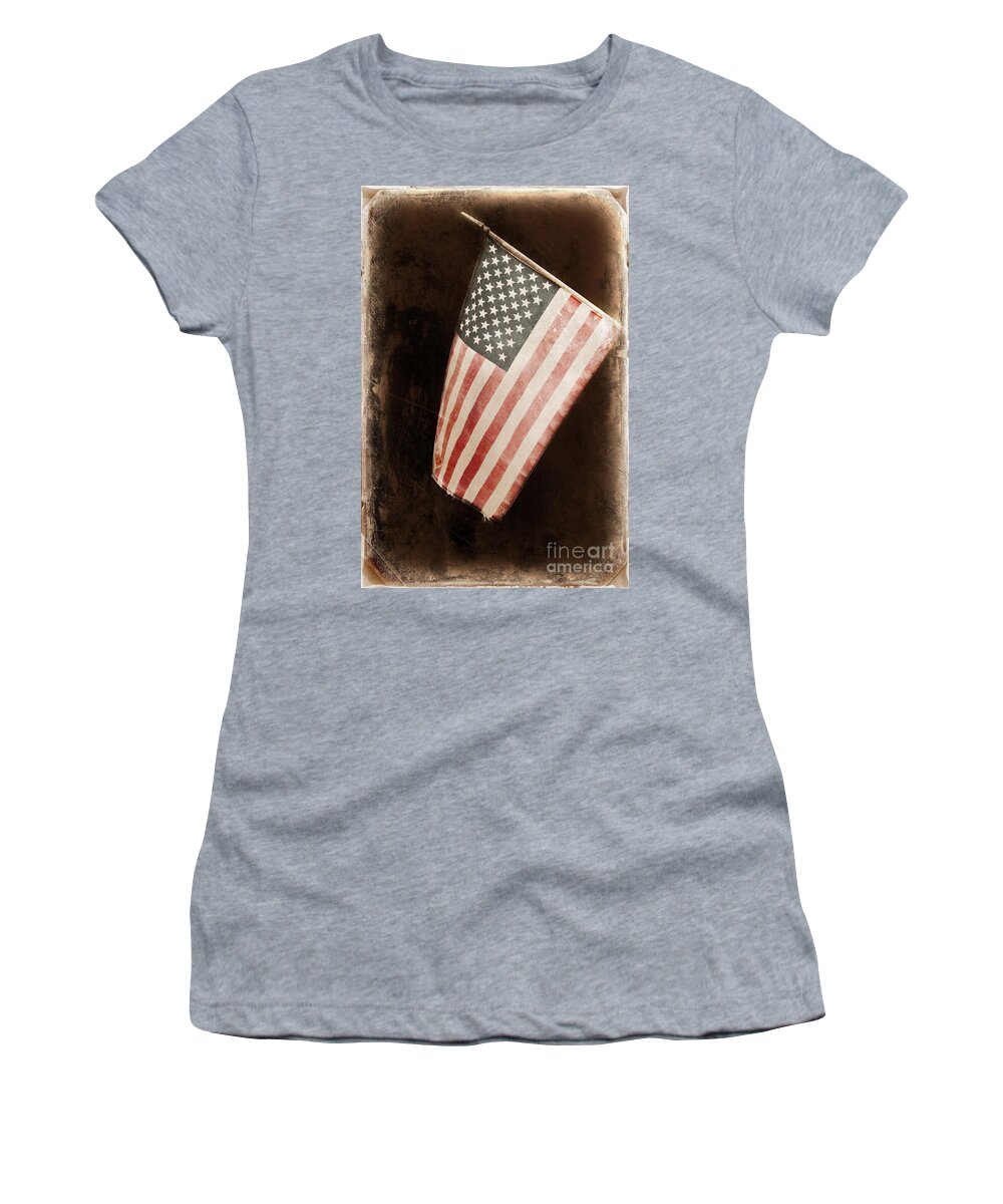 Old Women's T-Shirt featuring the photograph Vintage America by Barbara S Nickerson