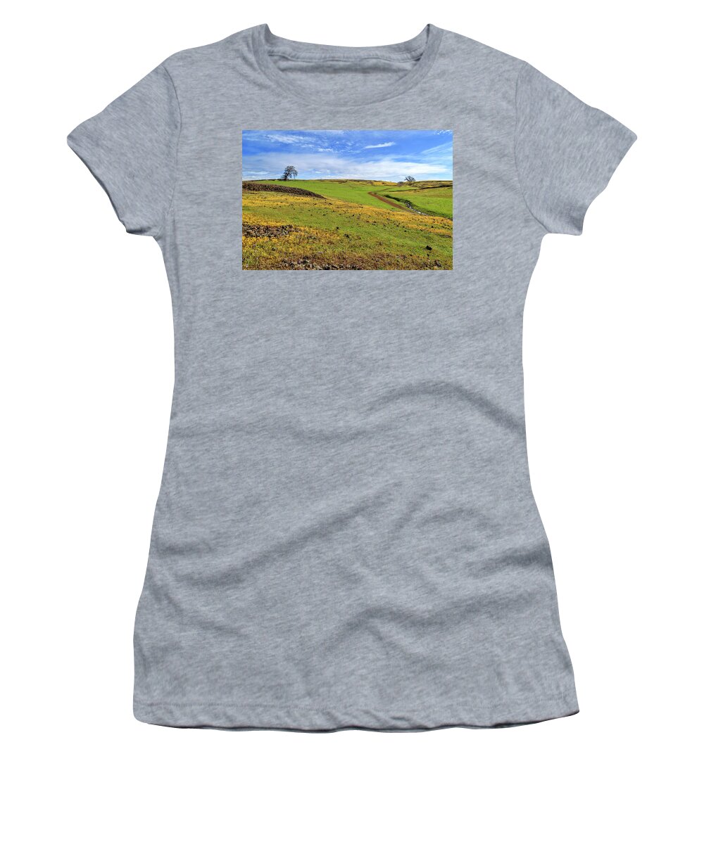 Volcanic Women's T-Shirt featuring the photograph Volcanic Spring by James Eddy