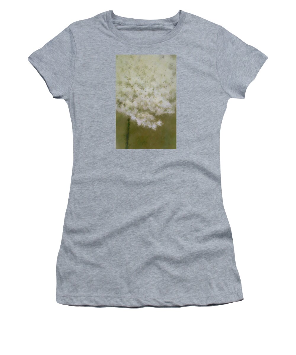White Flowers Women's T-Shirt featuring the photograph Wait For Me by The Art Of Marilyn Ridoutt-Greene