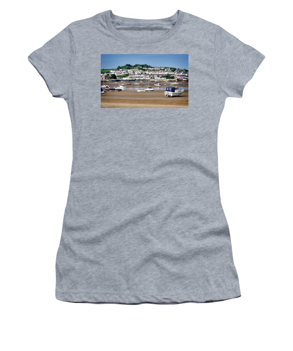 Sand Women's T-Shirt featuring the photograph Waiting For The Tide by Pennie McCracken