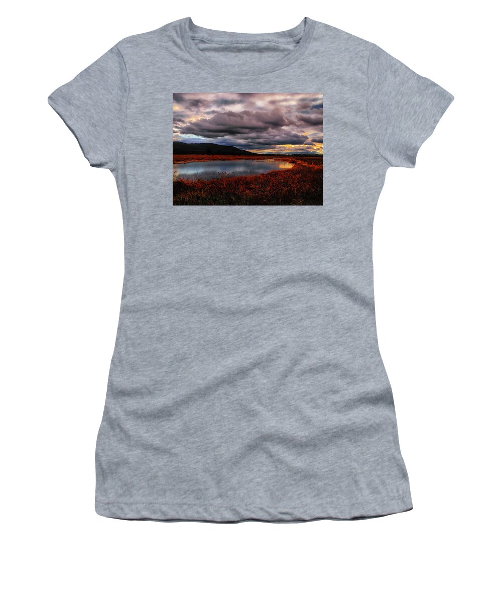 Wallkill River National Wildlife Refuge Women's T-Shirt featuring the photograph Wallkill River National Wildlife Refuge by Raymond Salani III