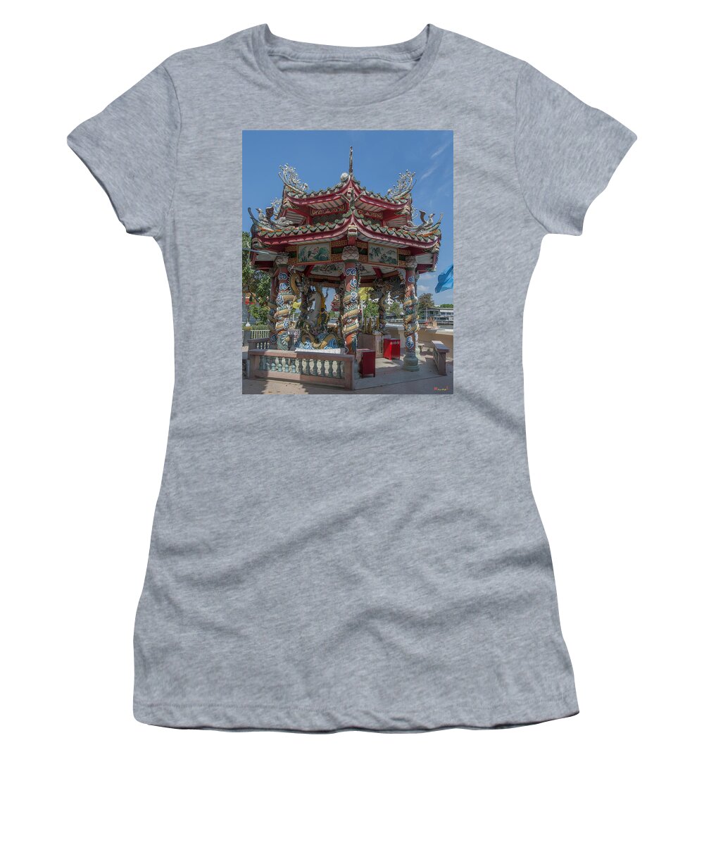 Temple Women's T-Shirt featuring the photograph Wat Srisudaram Guan Yin Shrine DTHB1984 by Gerry Gantt