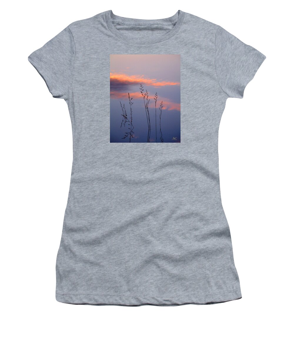Pond Women's T-Shirt featuring the photograph Water Color No1 by Sam Davis Johnson