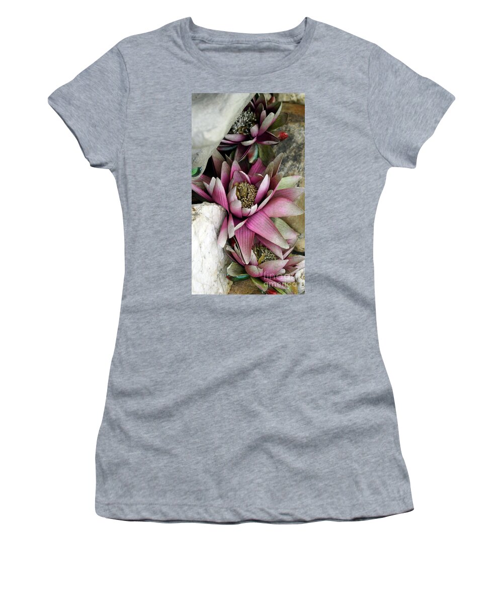 Seerose Women's T-Shirt featuring the photograph Water Lily - Seerose by Eva-Maria Di Bella
