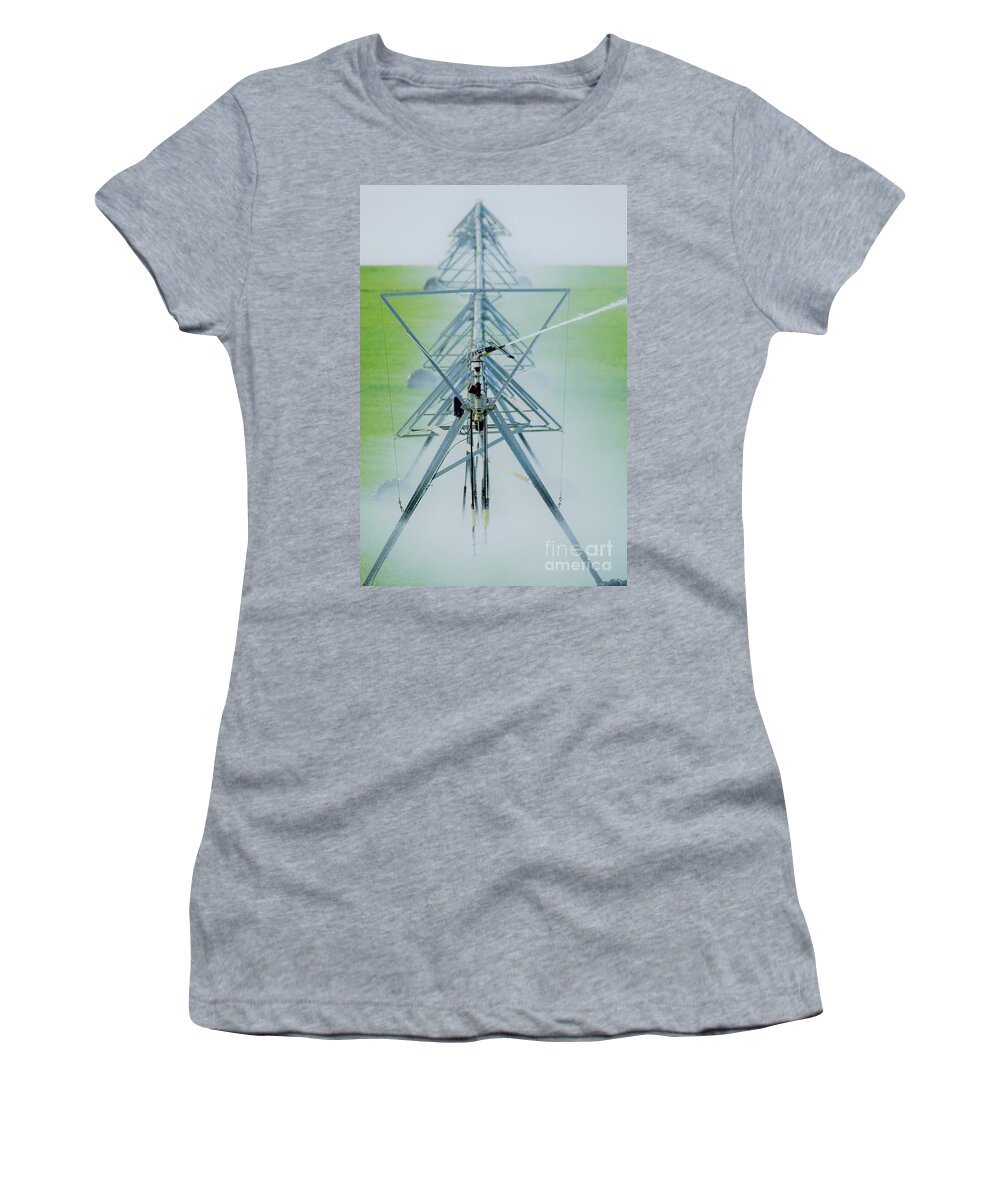 Water Women's T-Shirt featuring the photograph Water that Crop by Merle Grenz