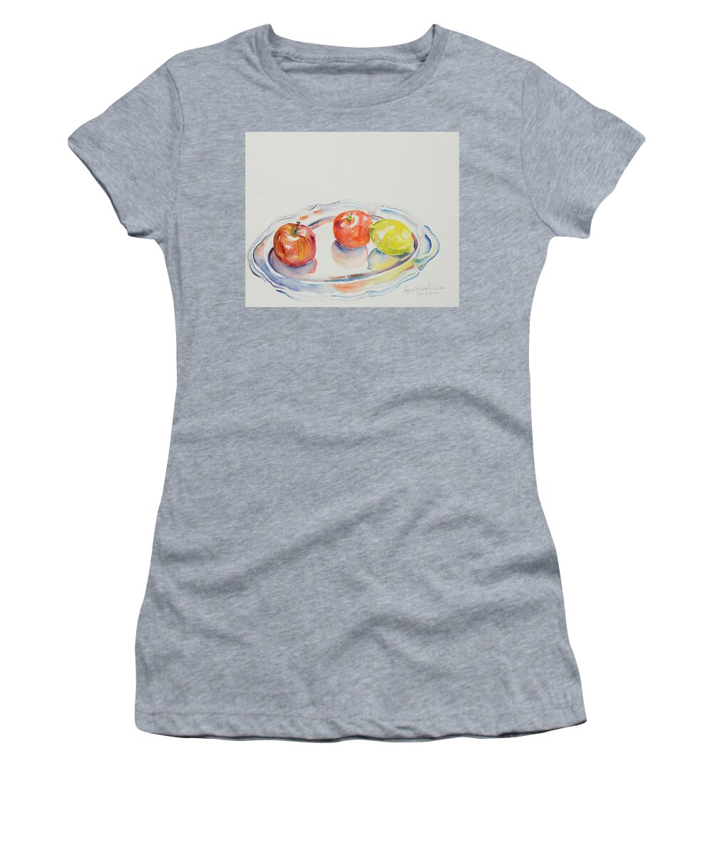 Still Life Women's T-Shirt featuring the painting Watercolor Series 191 by Ingrid Dohm