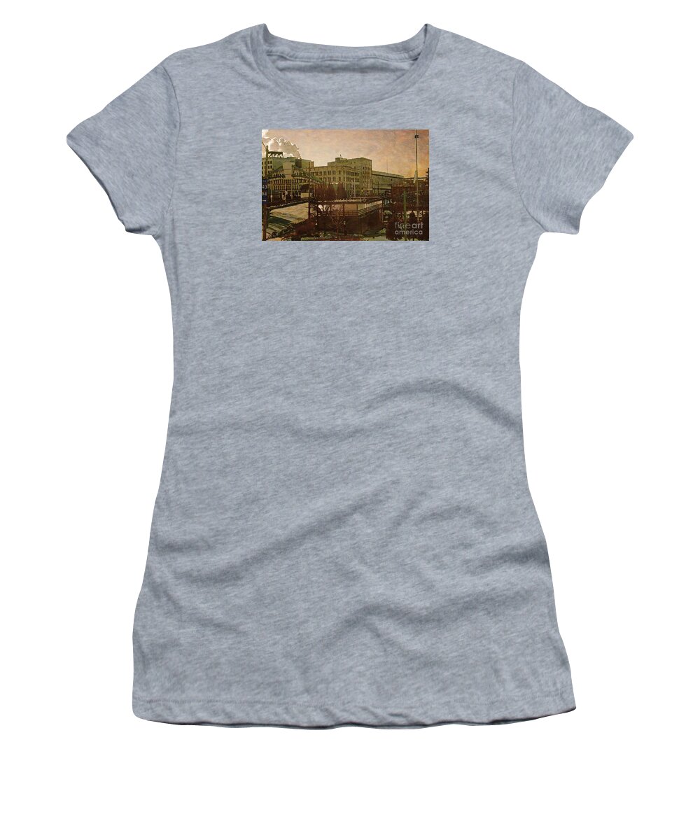 River Women's T-Shirt featuring the digital art Watershed by David Blank
