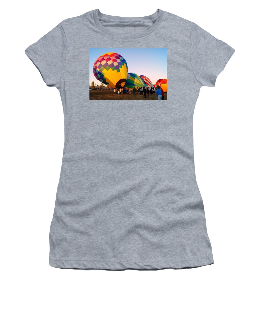 Albany Women's T-Shirt featuring the photograph We Will Rise by Beth Collins
