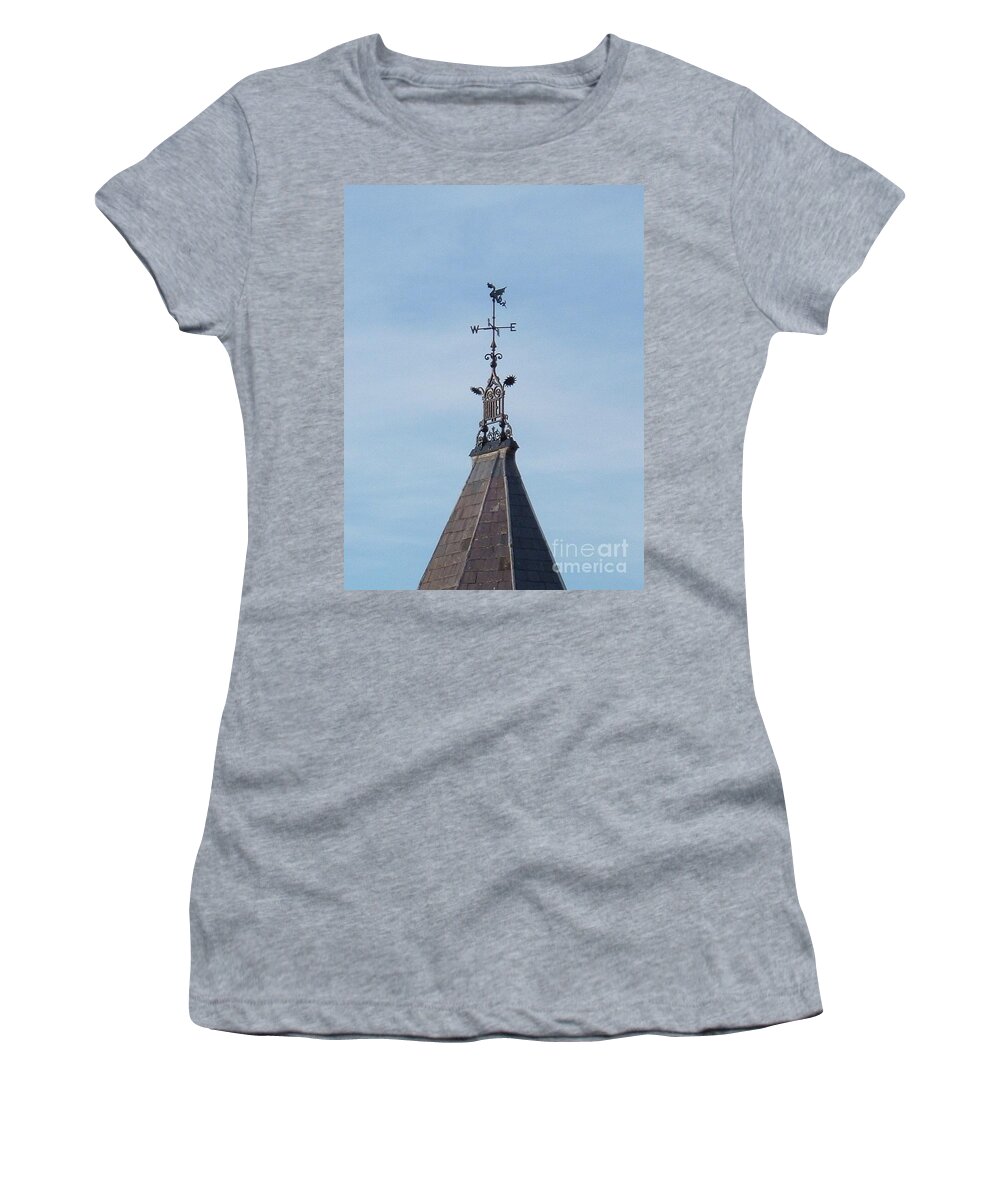 Weather Vane Women's T-Shirt featuring the photograph Weather Vane by Richard Brookes