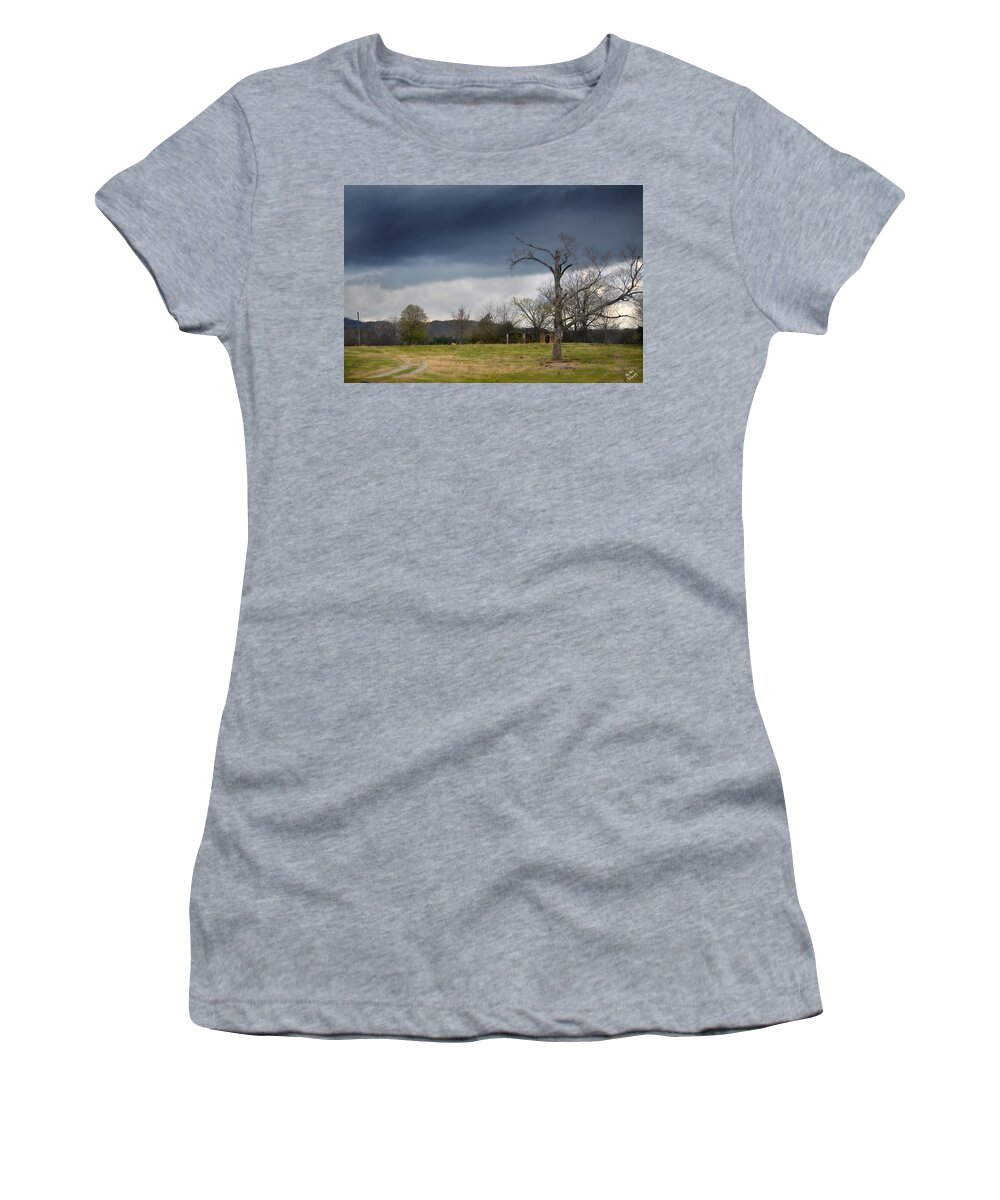 Storm Women's T-Shirt featuring the photograph Weathered by Ally White