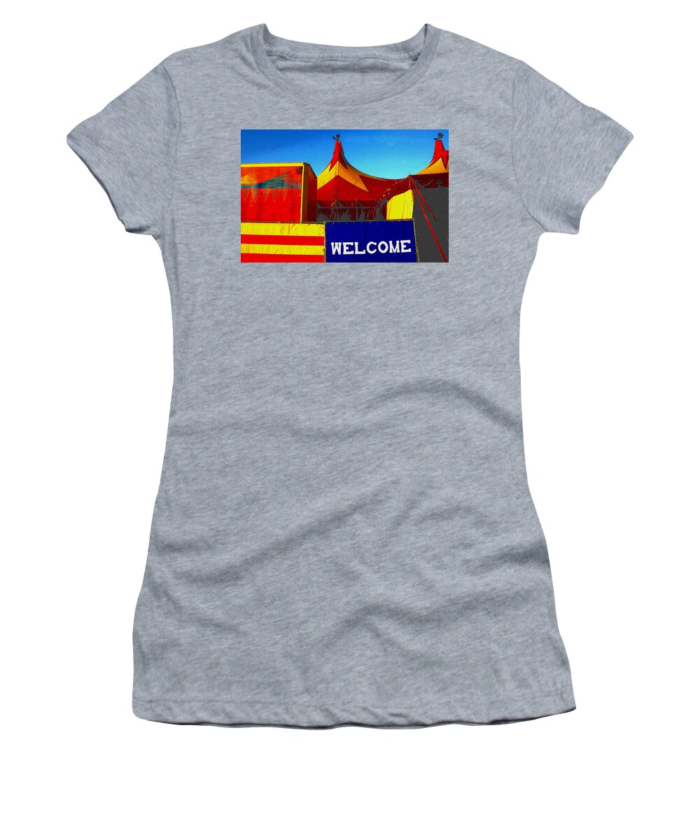 Circus Women's T-Shirt featuring the photograph Welcome To The Big Top by Ross Lewis