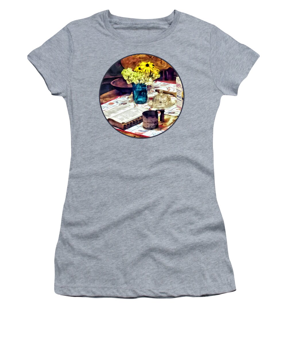 Kitchen Women's T-Shirt featuring the photograph What's For Dinner by Susan Savad