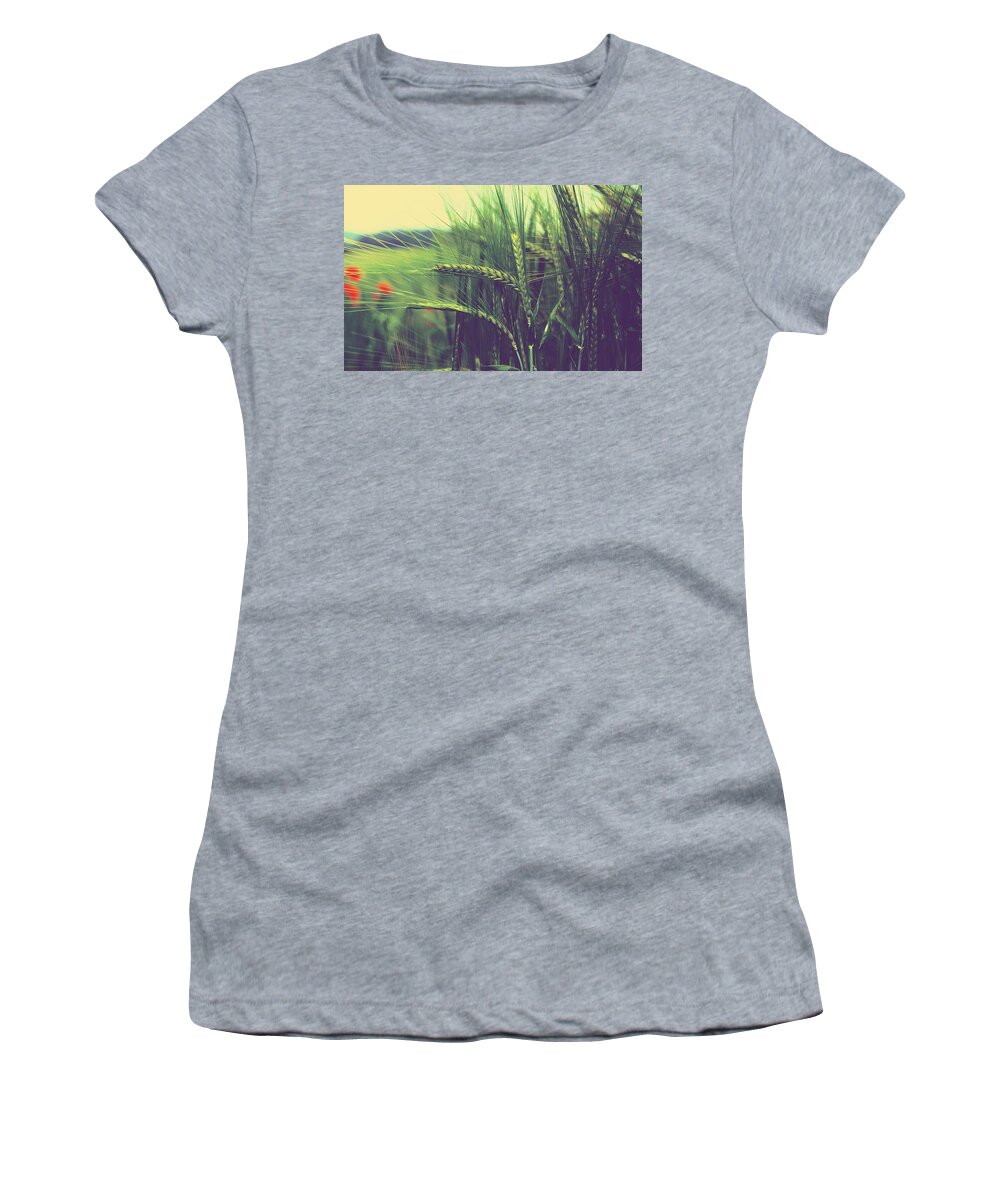 Wheat Women's T-Shirt featuring the photograph Wheat by Jackie Russo