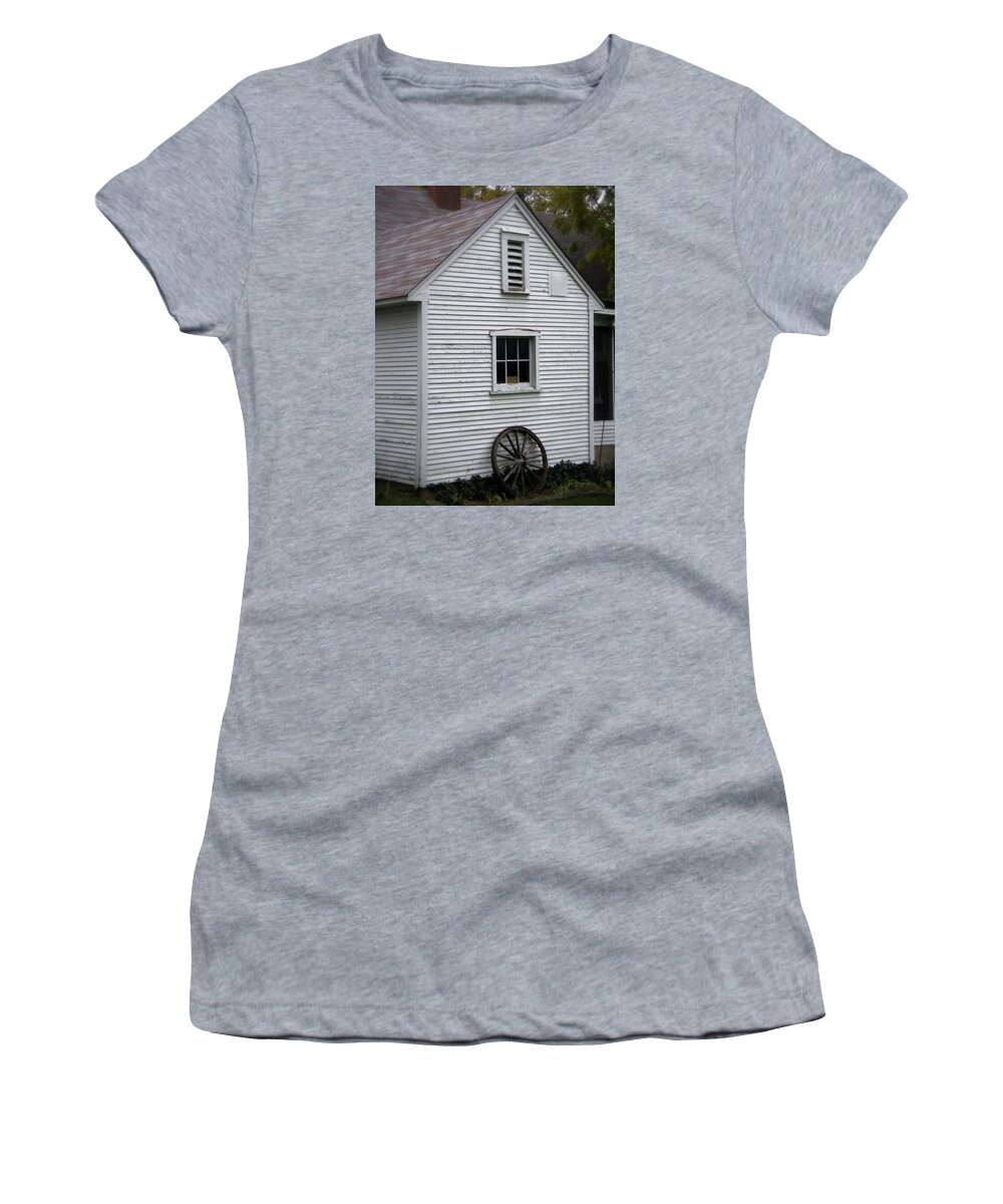 Frankjcasella Women's T-Shirt featuring the photograph Wheel by Frank J Casella