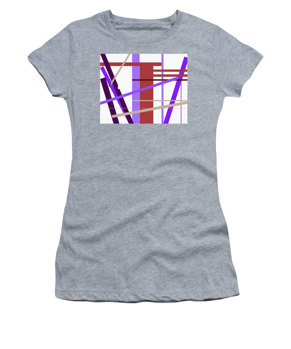  Women's T-Shirt featuring the photograph Which Way by Suzanne Udell Levinger