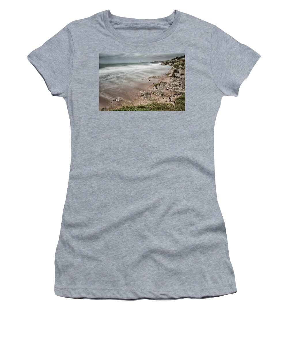 Ireland Women's T-Shirt featuring the photograph Whiterocks by Nigel R Bell