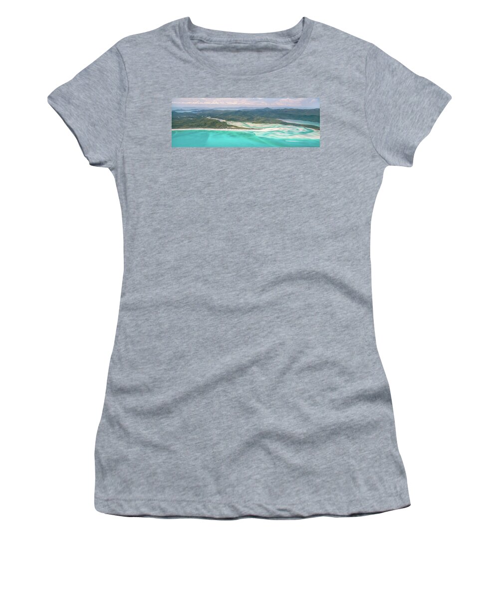 Whitsunday Islands Women's T-Shirt featuring the photograph Whitsunday Wonders by Az Jackson
