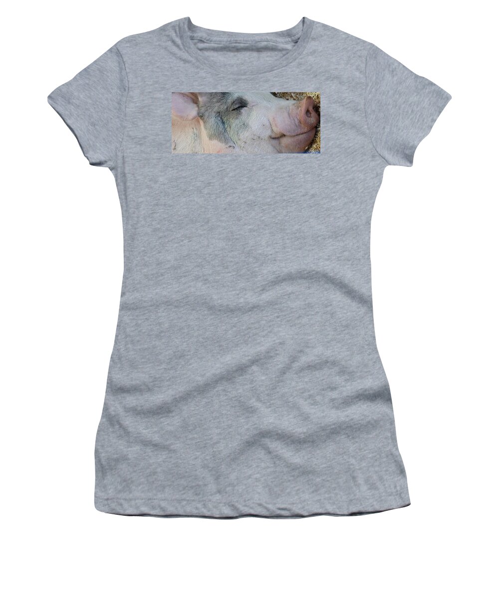  Women's T-Shirt featuring the photograph Wilbur by Kimberly Woyak