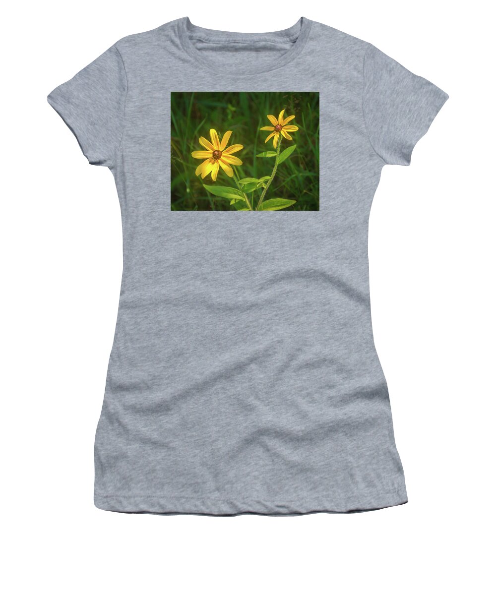 Wildflower Women's T-Shirt featuring the photograph Wild Pair by Bill Pevlor