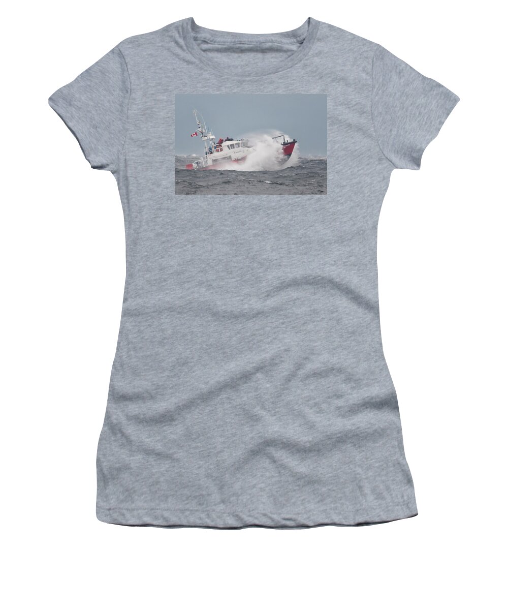 Coast Guard Women's T-Shirt featuring the photograph Wild Ride by Randy Hall