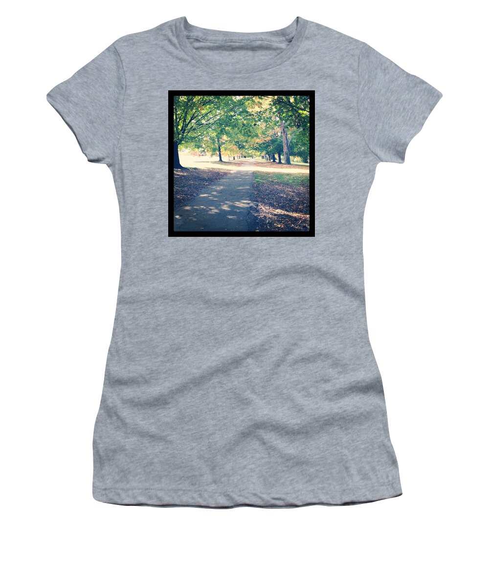  Women's T-Shirt featuring the photograph William and Mary Walk by Will Felix