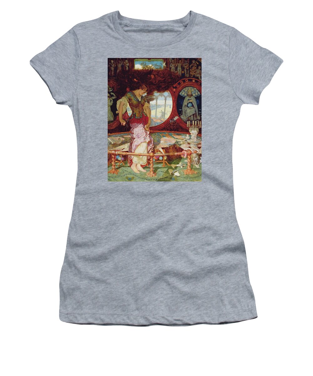 William Holman Hunt Women's T-Shirt featuring the painting William Holman Hunt by MotionAge Designs
