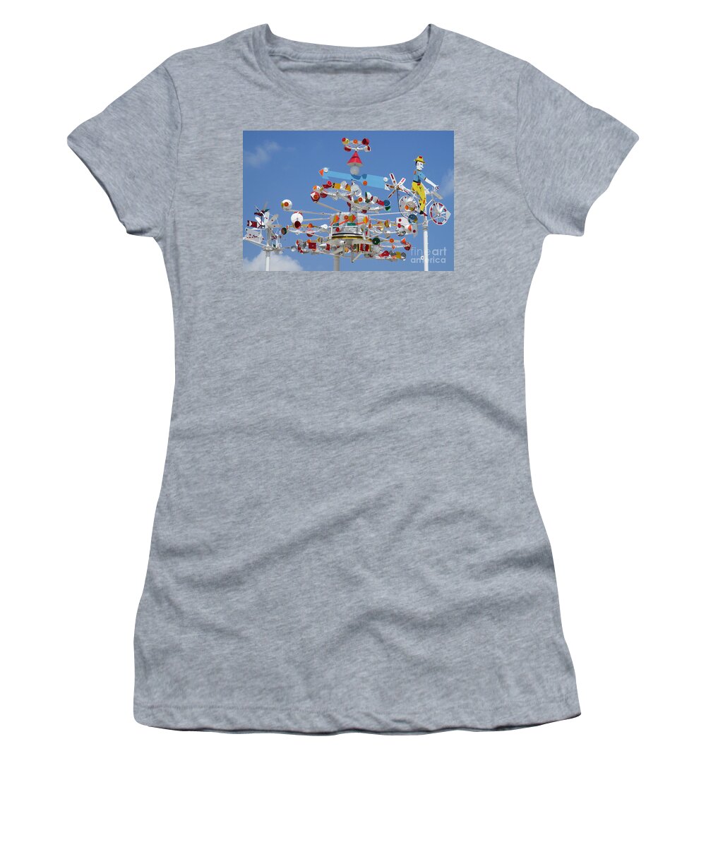 Whirligig Women's T-Shirt featuring the photograph Wilson Whirligig 19 by Randall Weidner