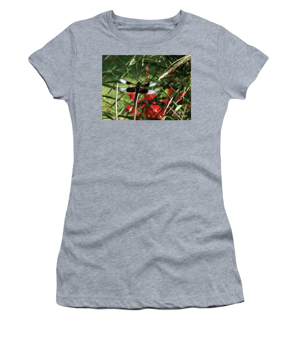 Dragonfly Women's T-Shirt featuring the photograph Winged Dragon by J L Zarek