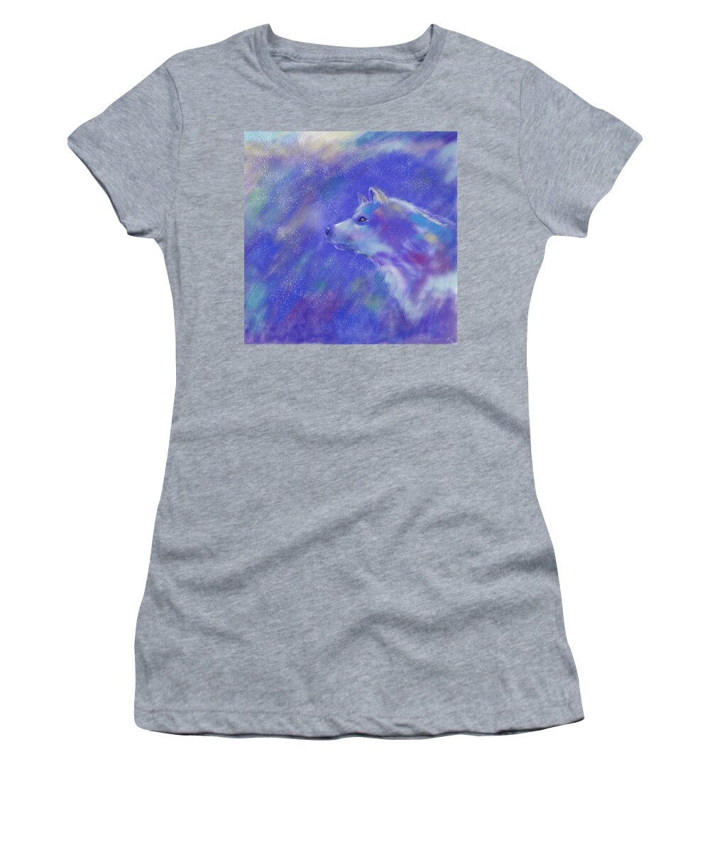 Winter Women's T-Shirt featuring the digital art Winter's Dream by Norman Klein