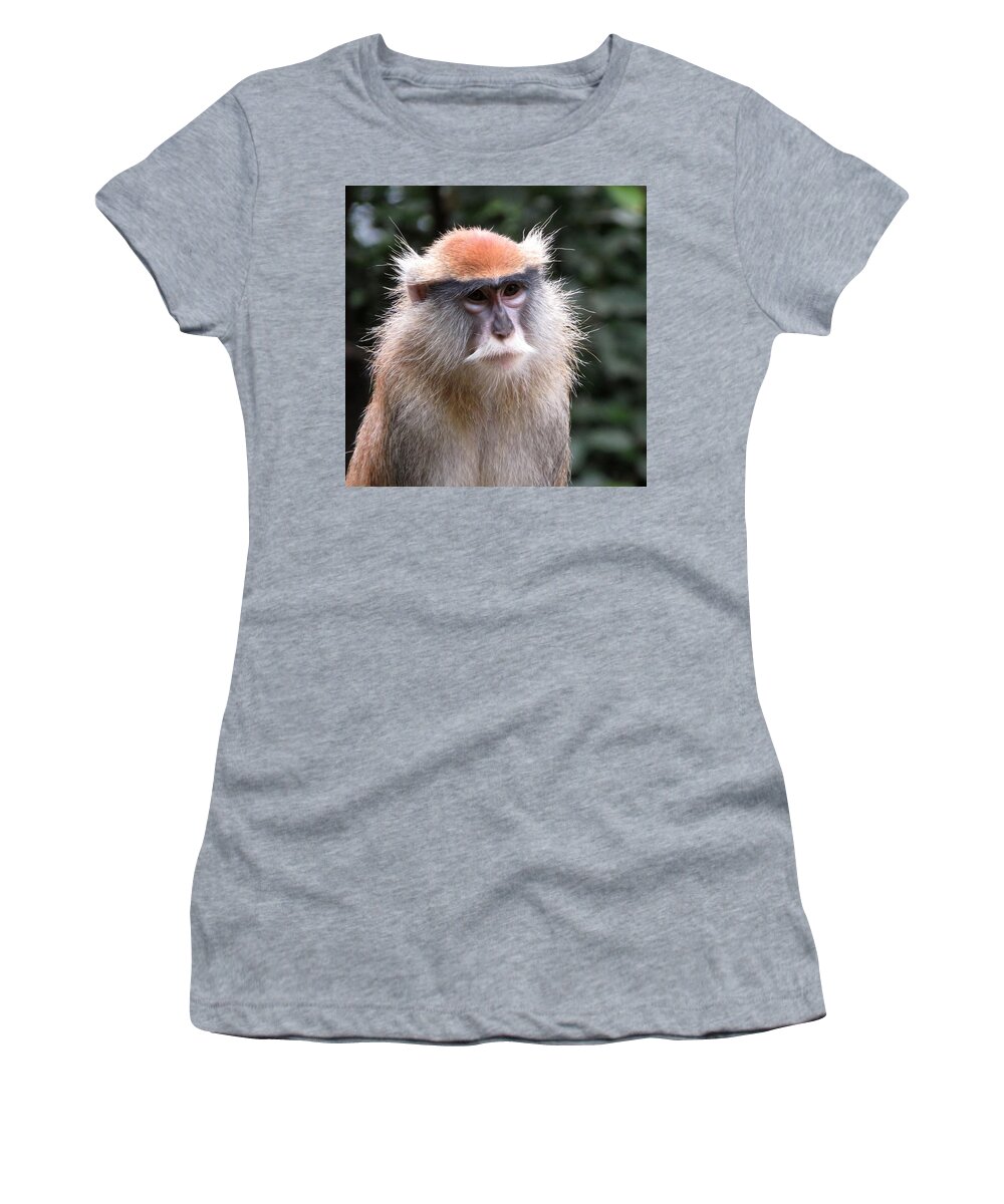 Monkey Women's T-Shirt featuring the photograph Wise Eyes by Keith Stokes