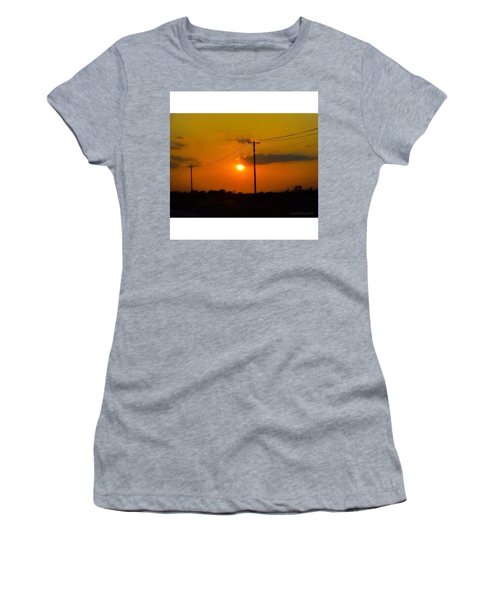 Sunrise_and_sunsets Women's T-Shirt featuring the photograph Wishing You A #magical #colorful by Austin Tuxedo Cat