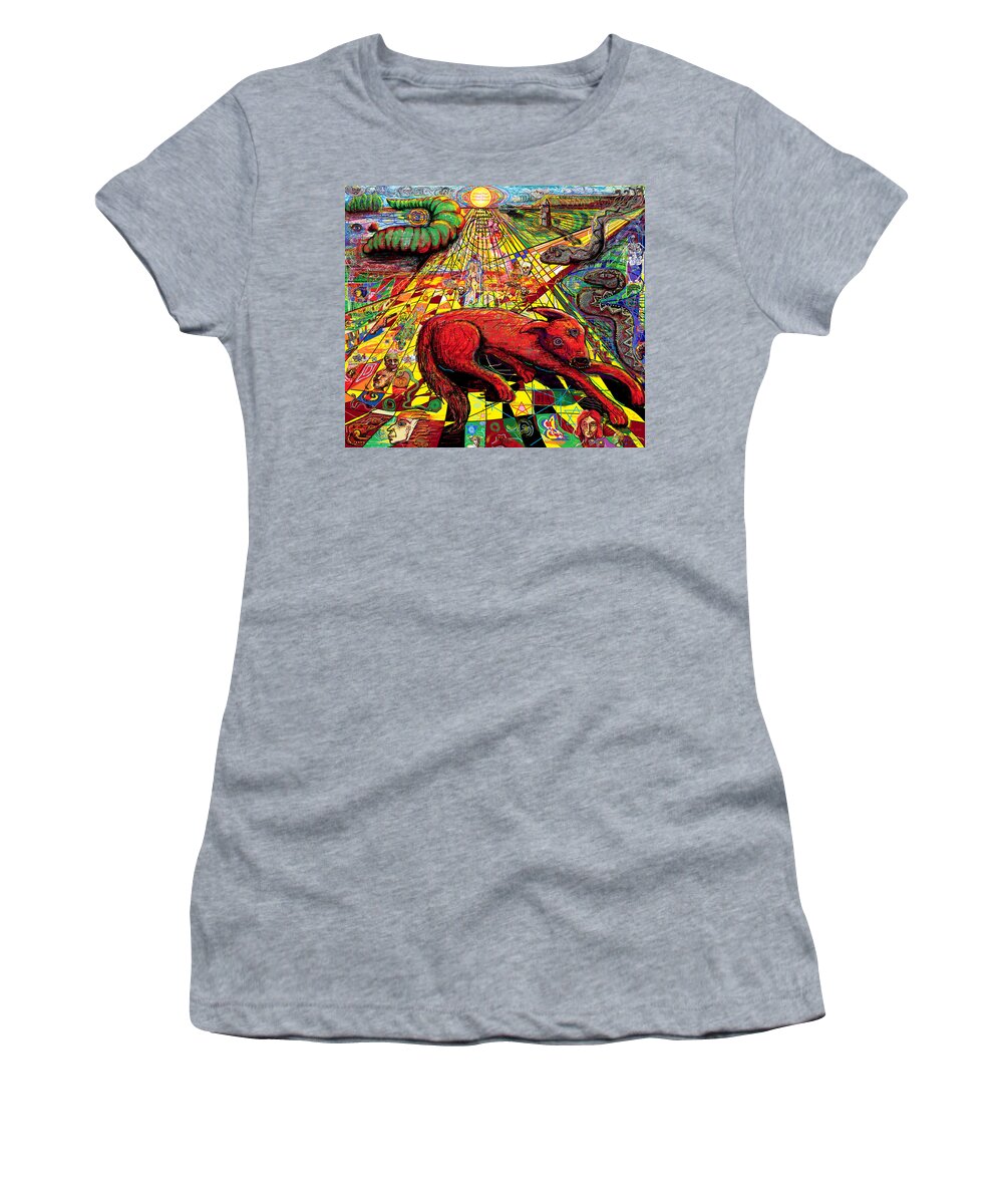 Perspective Women's T-Shirt featuring the digital art Without Fear by Stephen Hawks