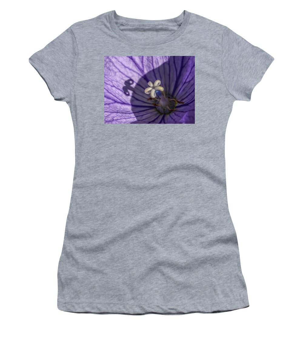 Purple Women's T-Shirt featuring the photograph Yea, Like That Too.... by Paul Vitko
