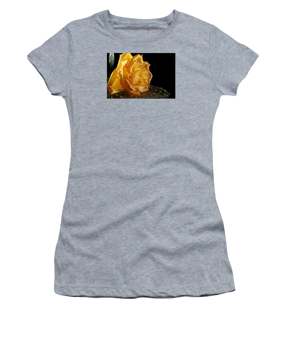 Yellow Women's T-Shirt featuring the photograph Yellow Rose by Robert Och