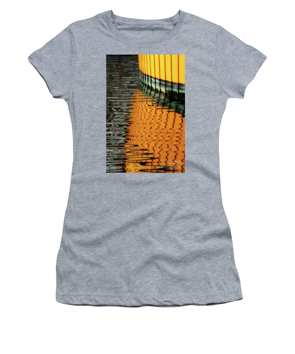 Water Women's T-Shirt featuring the photograph Yellow World by Lauren Leigh Hunter Fine Art Photography