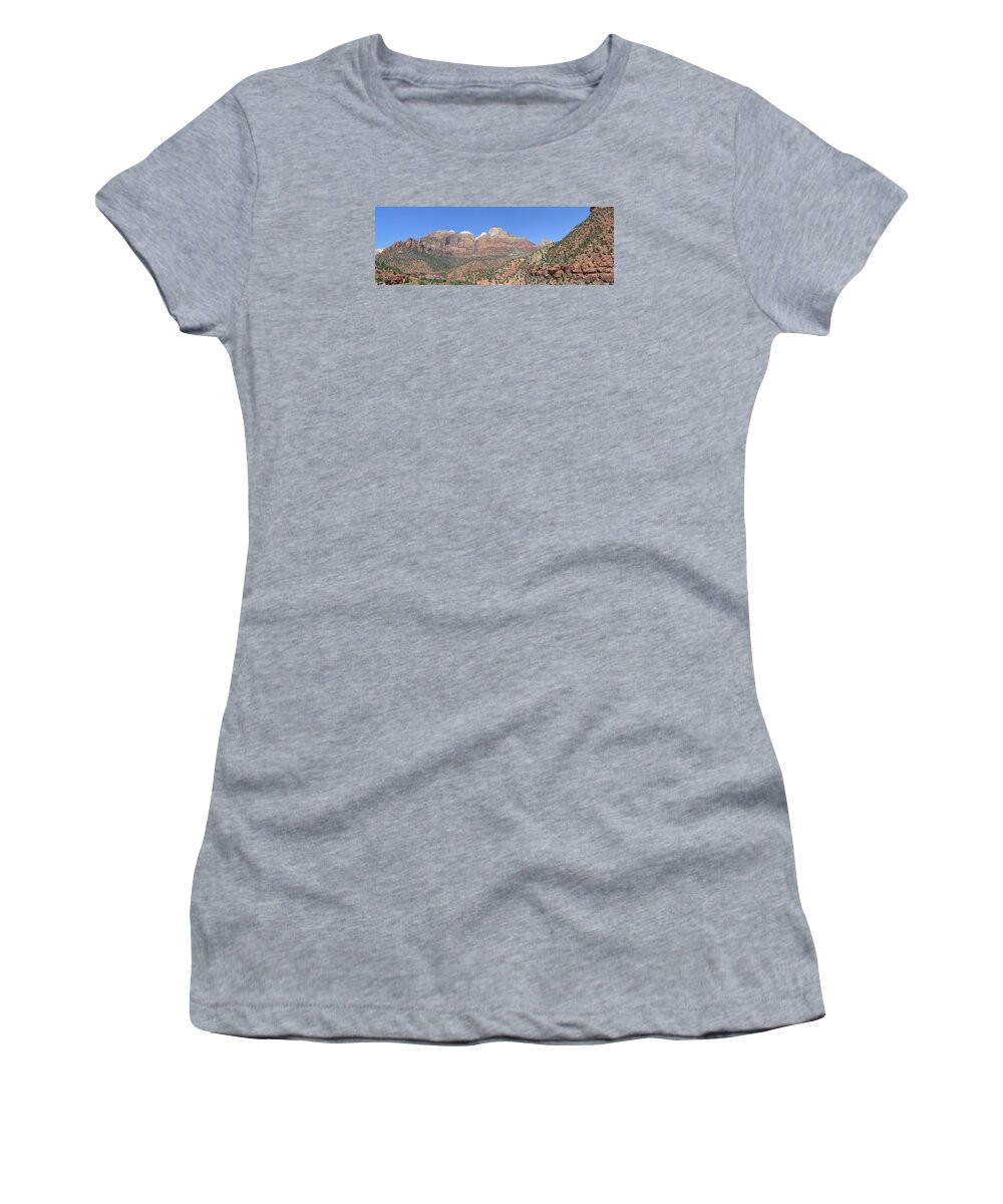 Usa Women's T-Shirt featuring the photograph Zion_USA by Jules Traum