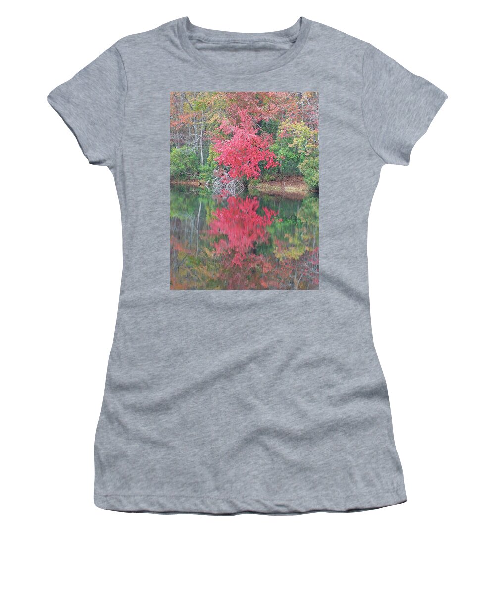 Pink Women's T-Shirt featuring the photograph Autumn Pink #1 by Matthew Seufer