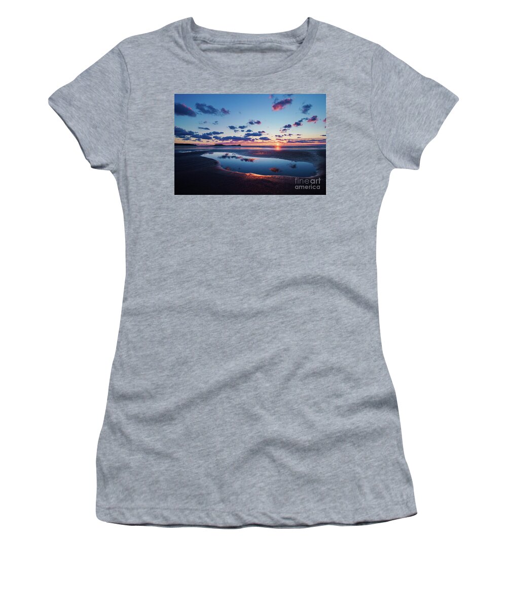 Beach Women's T-Shirt featuring the photograph Llangennith by Minolta D