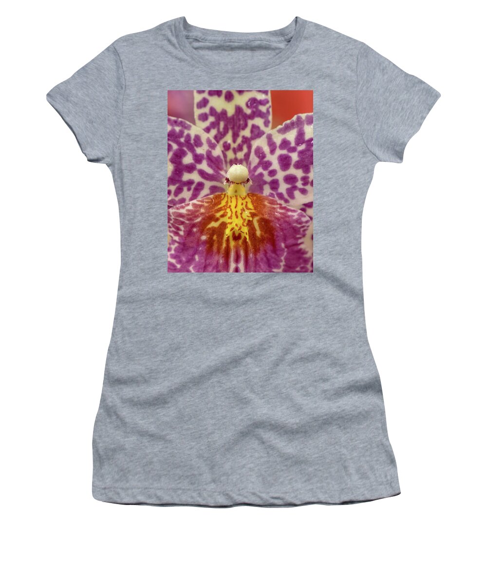Flower Women's T-Shirt featuring the photograph Orchid #1 by Minnie Gallman