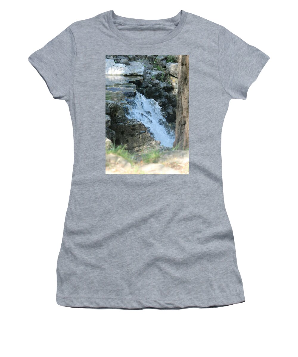  Women's T-Shirt featuring the photograph Refreshing Waters #1 by The Art Of Marilyn Ridoutt-Greene