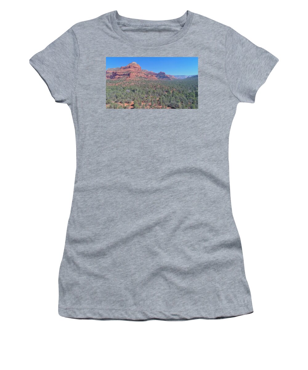 Sedona Women's T-Shirt featuring the photograph S E D O N A #1 by Anthony Giammarino